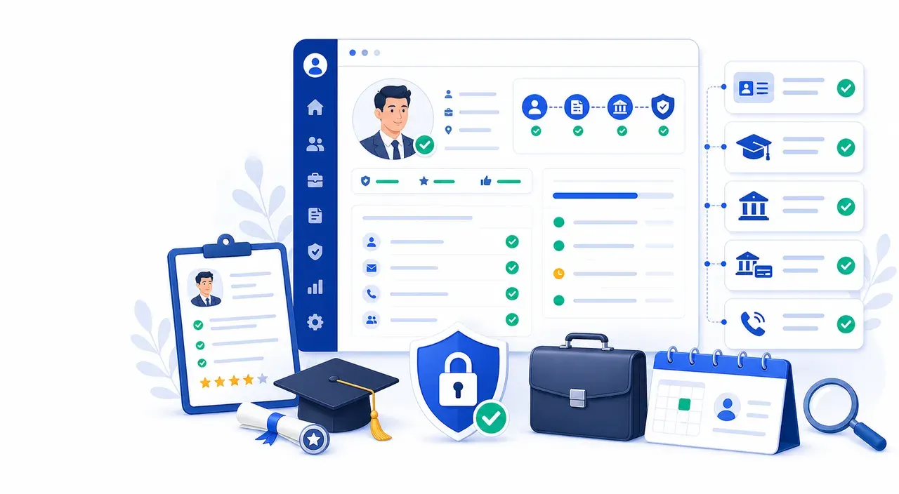 Employment and candidate verification workflow