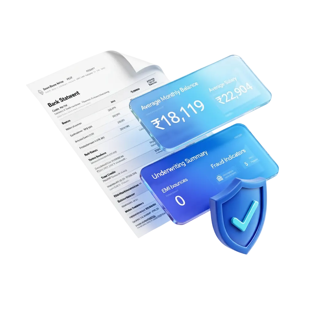 Bank statement analysis dashboard